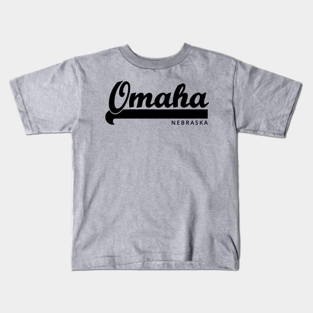 Omaha Nebraska Kids T-Shirt by Pablo_jkson